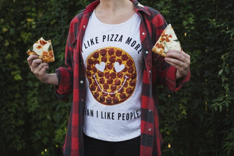 I Like Pizza More Than I Like People Dolman Tee