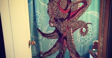 Valentina Ramos Octopus Bloom Shower Curtain