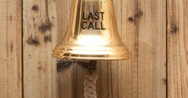 Last Call Brass Ships Bell