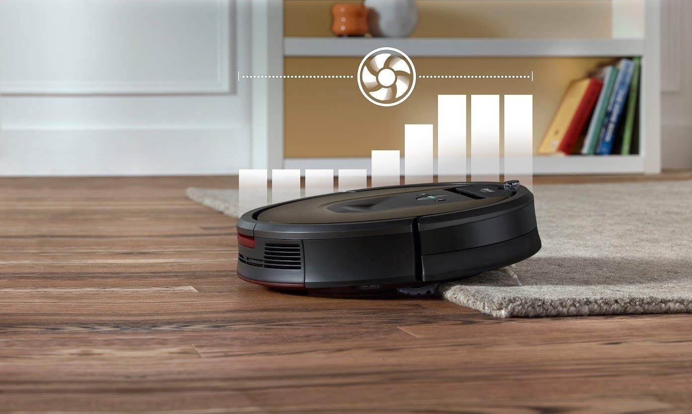 iRobot Roomba 980 Robotic Vacuum Cleaner with Wi-Fi Connectivity + Manufacturer’s Warranty + Extra Sidebrush and Extra Filter Bundle