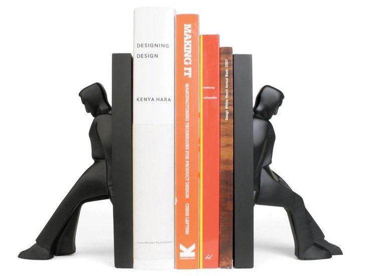 Leaning Men Bookends