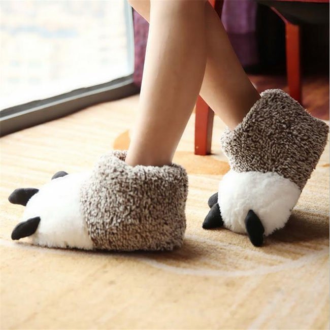 Cotton Paw Slippers