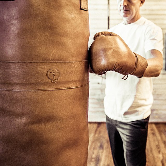 Deluxe Leather Boxing Gloves