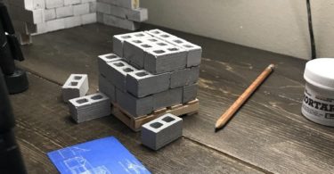 Giant Black & White Wooden Dice