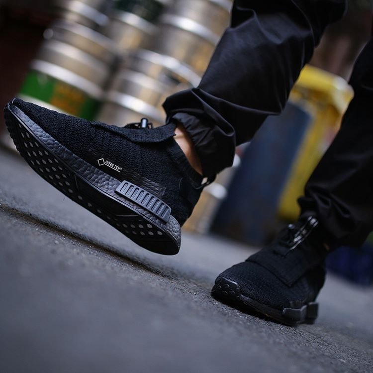 adidas NMD TS1 Gore Tex Triple Black Sneakers » Petagadget