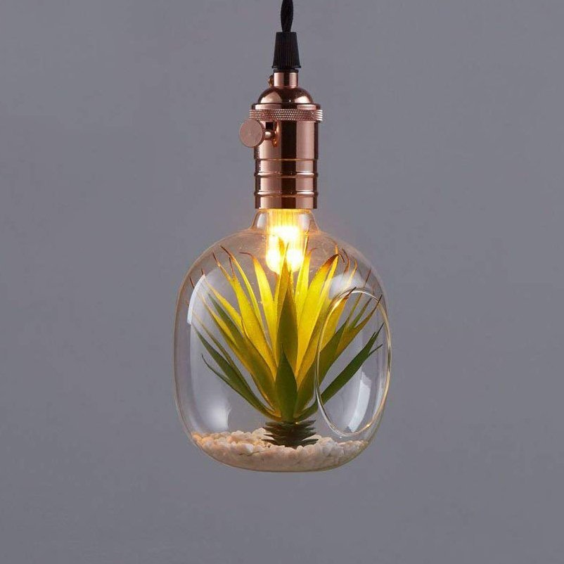 Glass Decorative Planting LED Light Bulb