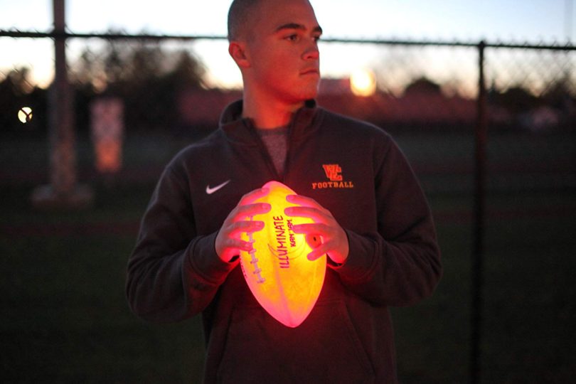 Kan Jam Illuminate Ultra-Bright LED Light-Up Glow Football (Full Size and Weight)