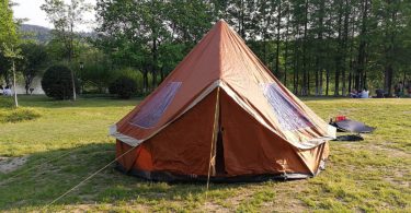 DANCHEL 13ft Light Weight Tipi Family Tent for Camping 4000 Pro