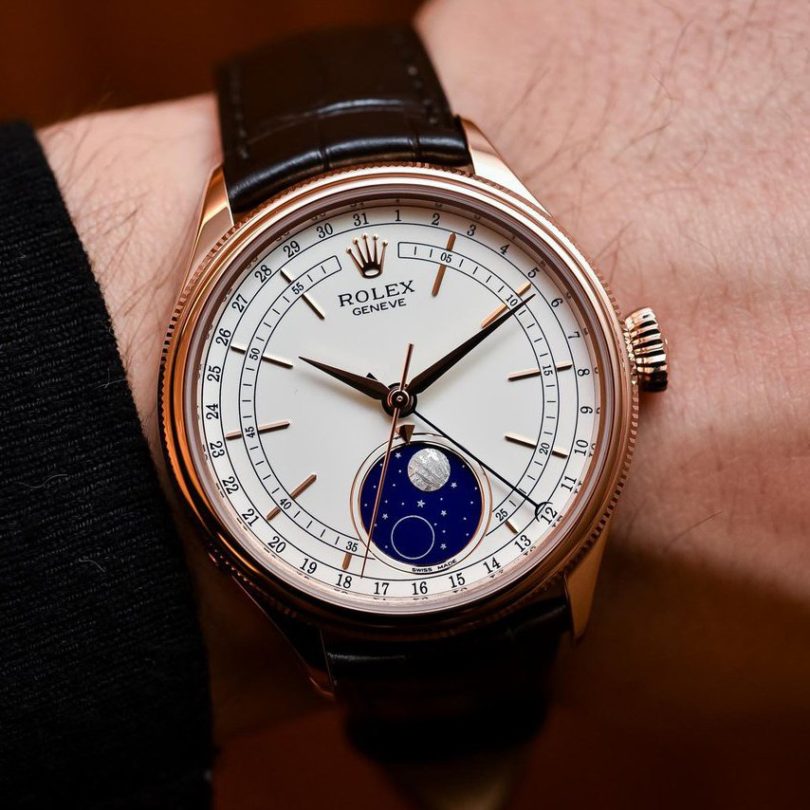 Rolex Cellini Moonphase Rose Gold Watch