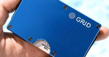 GRID Wallet // Blue Aluminum