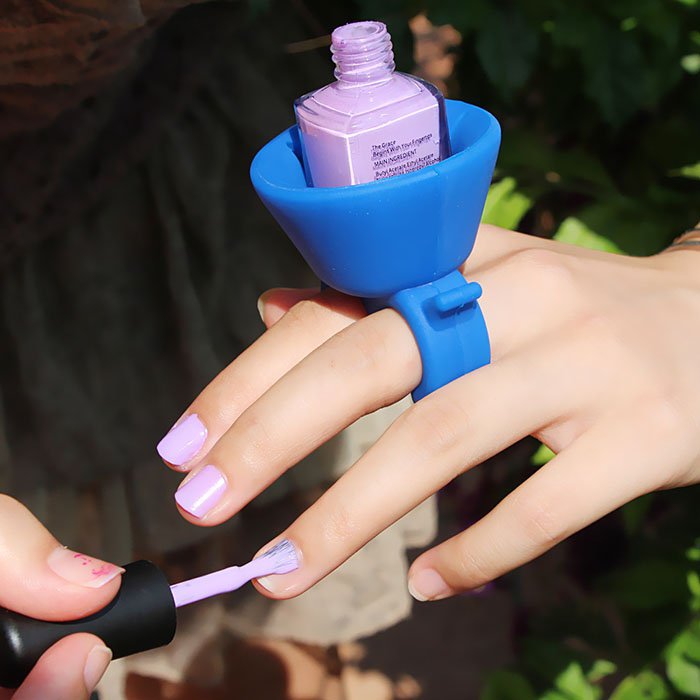 Wearable Nail Polish Holder