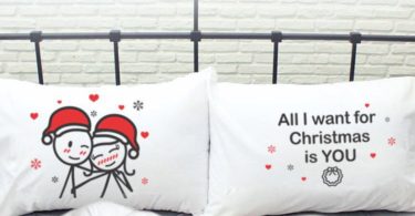 Merry Christmas Couple Pillowcases