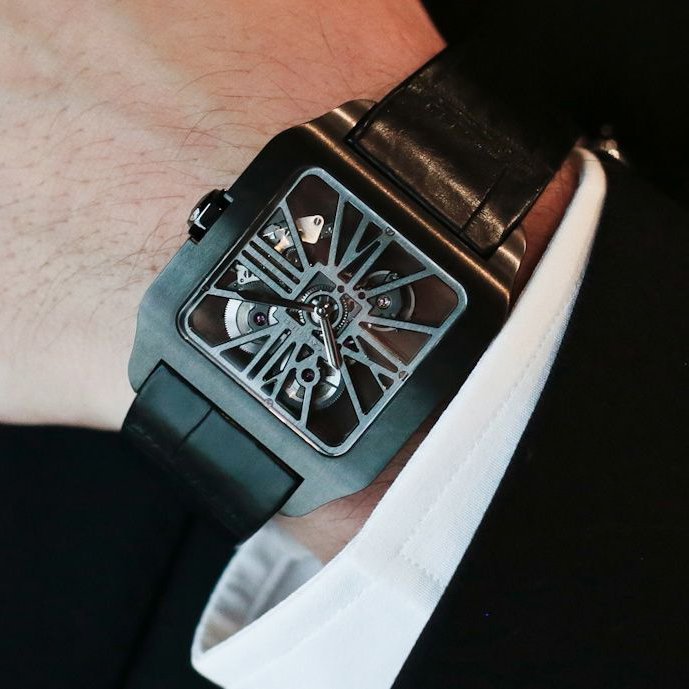 Cartier Santos-Dumont Skeleton Watch