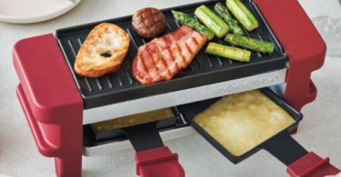 Combined Raclette Melter and Fondue Maker