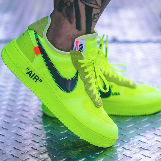 Nike Off White Air Force 1 Volt