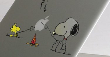 Snoopy BBQ Macbook Decal