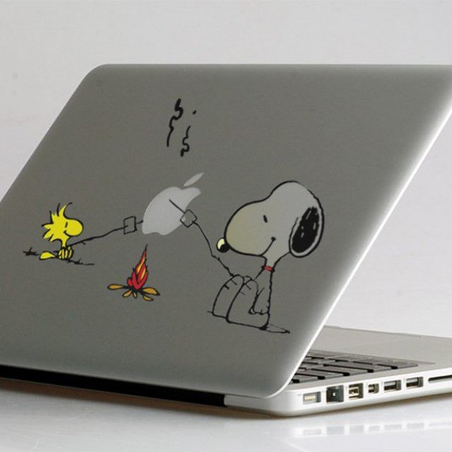 Snoopy BBQ Macbook Decal