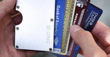 GRID Wallet // Silver Aluminum