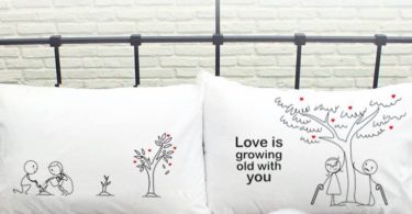 Grow Old with You Couple Pillowcases