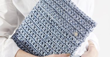 Blue Jeans Laptop Slip Crochet Kit