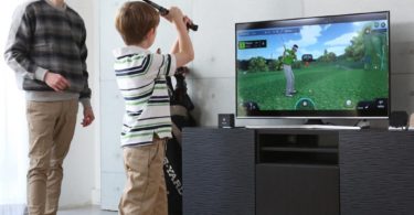 PhiGolf Mobile Golf Simulator with Swing Stick