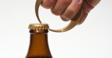 Brass Crescent Bottle Opener