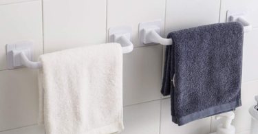 Single Rod Drill Free Towel Bars