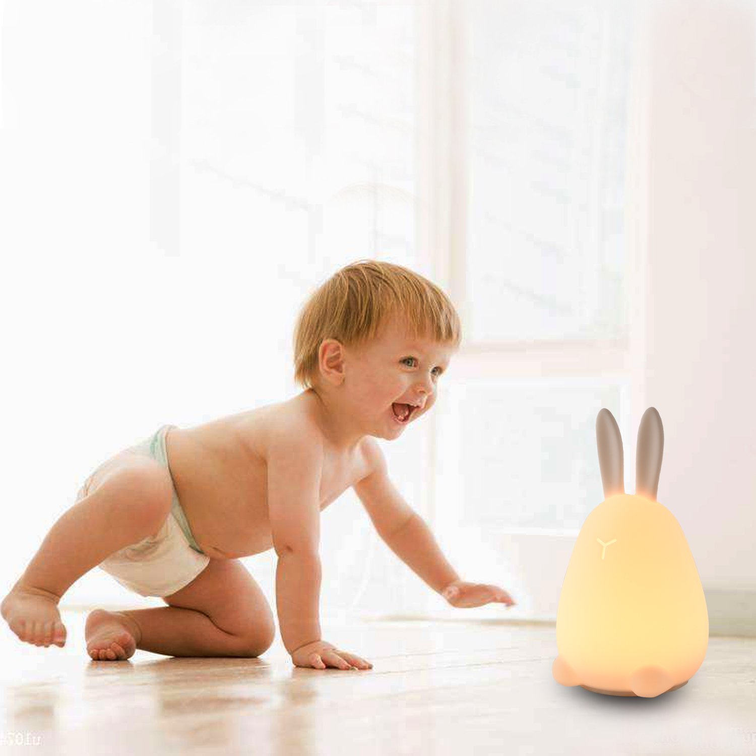 APUPPY Bunny Night Light for Kids