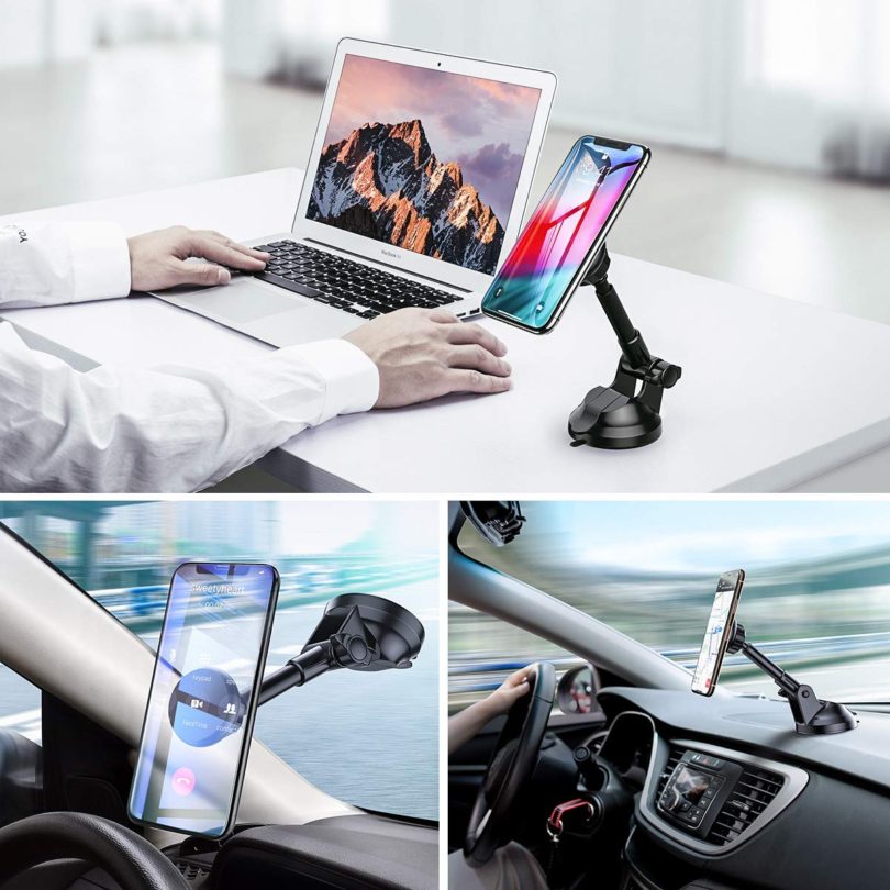 Magnetic Phone Car Mount with 6 Strong Magnets