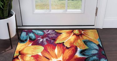 Zinnia Contemporary Abstract Multi Scatter Mat Rug