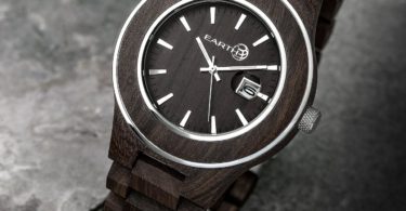 Earth Wood Cherokee Eco-Friendly Sustainable Wood Date Watch