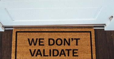 We Don’t Validate Parking Doormat