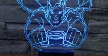 Superman 3D Illusion Lamp