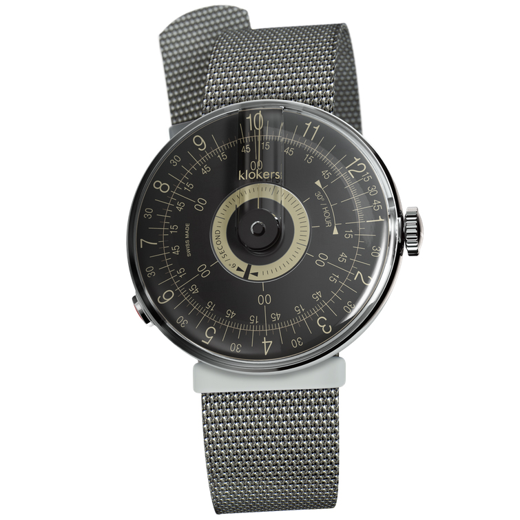 klokers KLOK-08 Black/ Milanese Strap