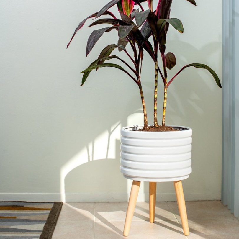 Groove Ceramic Planter