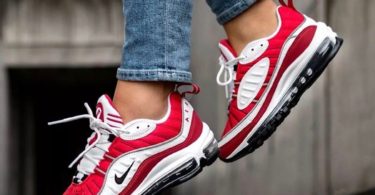 Nike Air Max 98 White Gym Red