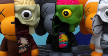KAWS x BAPE Dissected Baby Milo Complete Set of 3