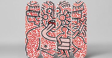 Keith Haring Medusa Skateboard Decks Set of 4