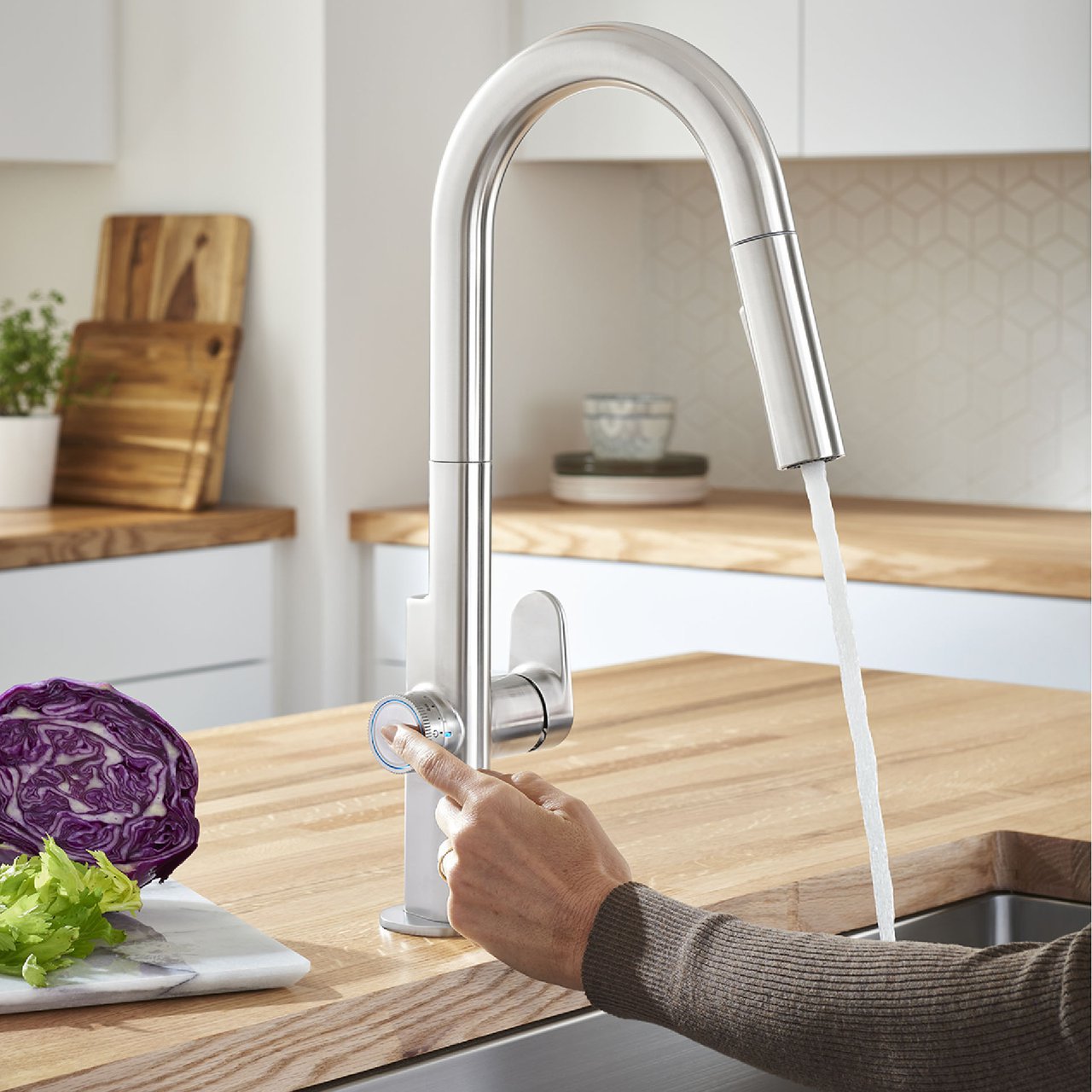 Beale MeasureFill Touch Kitchen Faucet