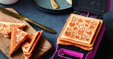 Recolte Quilt Hearts Toasted Sandwich Maker