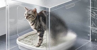 Minimalist Acrylic Cat Litter Cover