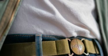 Khaki Green Elastic Belt