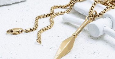 VITALY Kunai x Gold Pendant Necklace