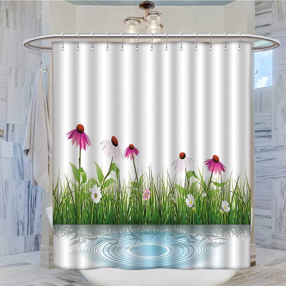 Jiahonghome Mildew Resistant Fabric Shower Curtain