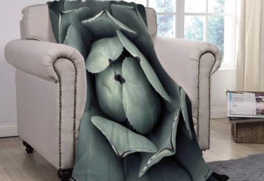 SCOCICI Super Soft Throw Blanket/Cactus Decor
