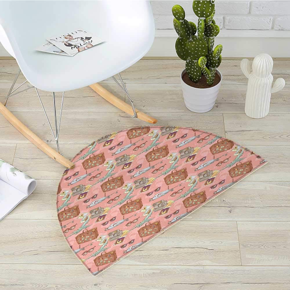 Airplane Half Round Door mats