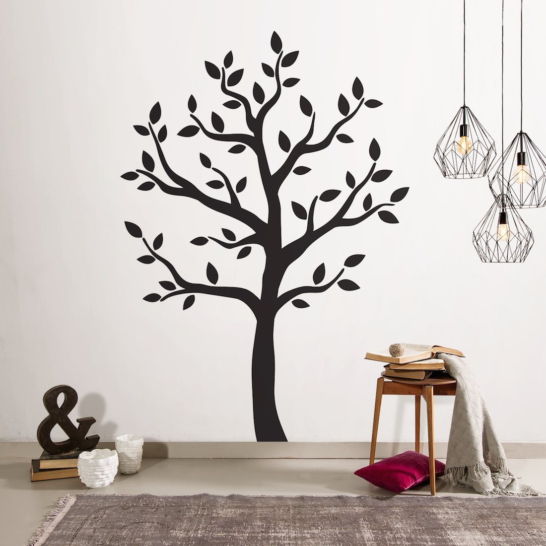 Timber Artbox Large Black Tree Wall Decal