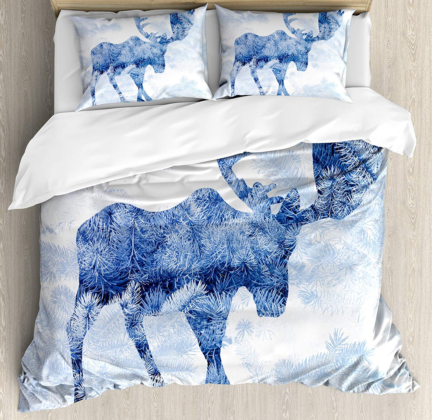 Ambesonne Moose Duvet Cover Set