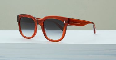 Ali Mac Transparent Rust Sunglasses