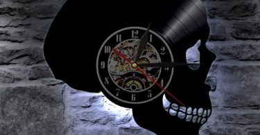 Skull LED Light Wall Clock